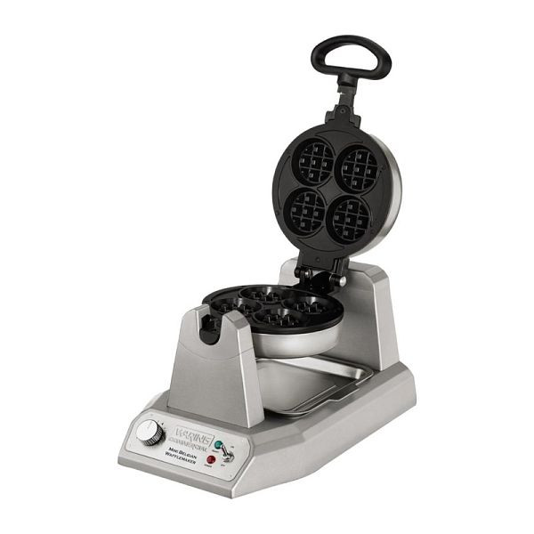 Waring Mini Belgisches Waffeleisen, 1200 W, bis zu 100 Miniwaffeln pro Stunde, FE789