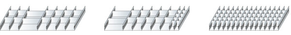 Schulte Schlitzwannen-Set 1 für Schubladenhöhe 100 mm, 25050