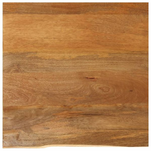 vidaXL Tischplatte mit Baumkante 80x80x3,8 cm Massivholz Mango, 370602