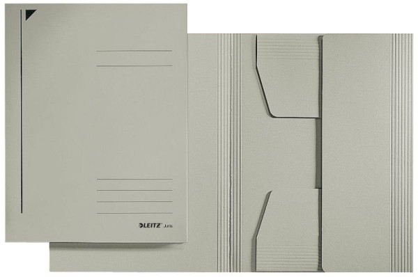 LEITZ 3924 Jurismappe, A4, Pendarec-Karton 430g, grau, 3924-00-85