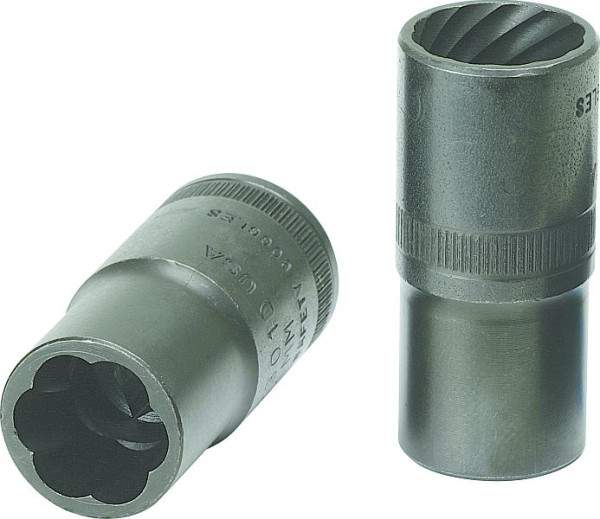 KS Tools 1/2" Spiralausdrehnuss, 21mm, 913.1273, 4042146166703