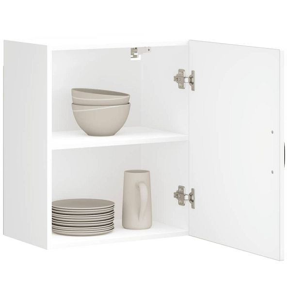 vidaXL Küchen-Hängeschränke 2 Stk. Kalmar Weiß Holzwerkstoff, 853558