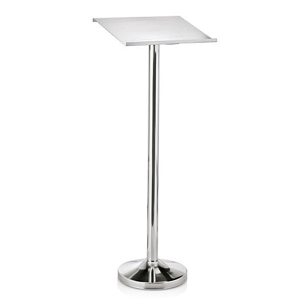 WAS Auslagepult, 107/120 cm, edelstahlfarben, Chromnickelstahl, 2230000