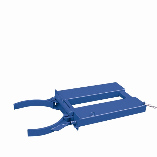 Eichinger Industrie Fassgreifer für 200 l Fässer mit Verriegelungsautomatik, 1 x Fass, enzianblau, 22160100000097