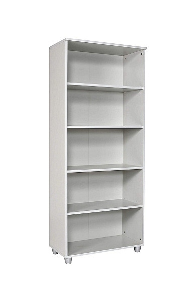 Mades Regalschrank, 80 cm x 40 cm x 190 cm, grau Dekor, 152.FRN.53.10.405.02
