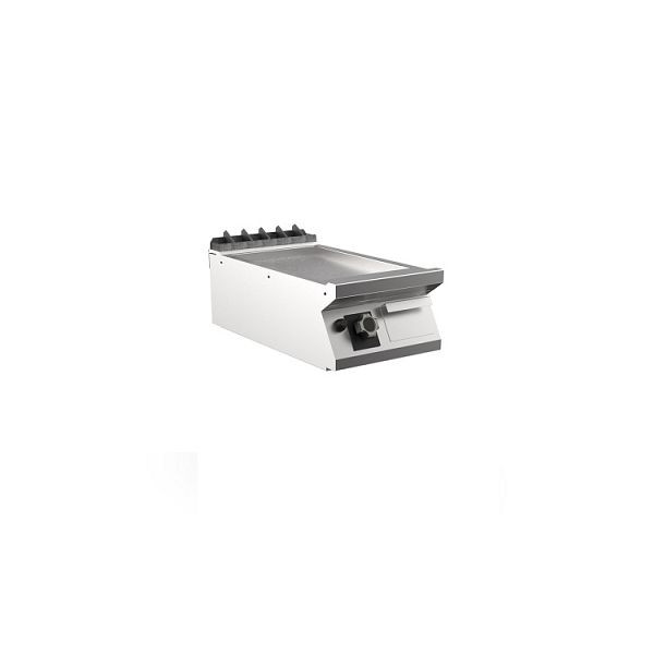 Mareno M1-900 Gasgrillplatte mit glatter, mattverchromter Platte, 40 cm, FT94GLCST, 191.201
