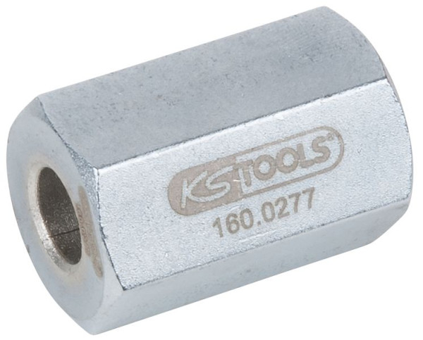 KS Tools Mutter, Außensechskant 19 mm, Innendurchmesser 6 mm, 160.0277