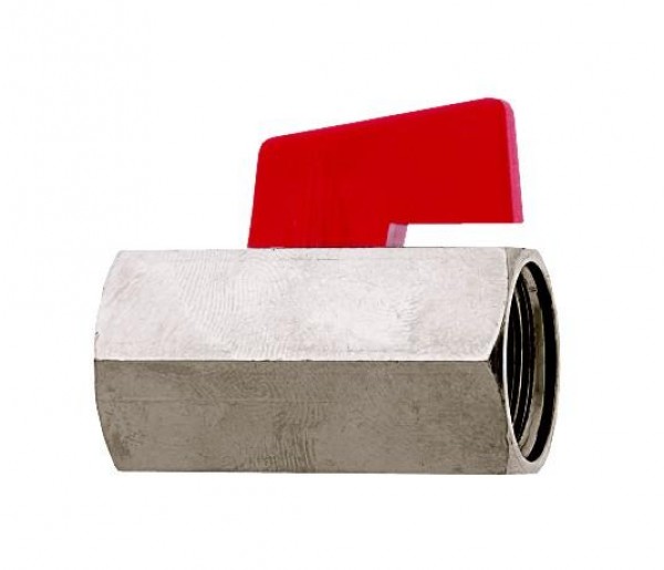 GEKA-Minikugelventil, 2 x IG G 1/8" MS Cr, VE: 20 Stück, 65.4618