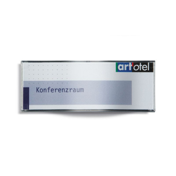 Stein HGS Türschild -Ocean- mit Acrylglasscheibe, 1/2 A6 /152x58x16mm, oc1010
