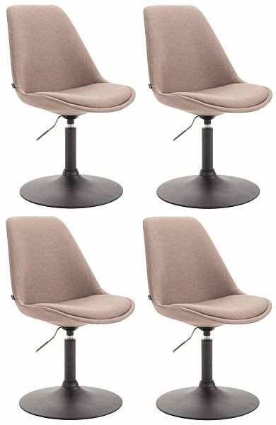 CLP Stuhl Maverick B Stoff, taupe, VE: 4 Stück, 319908