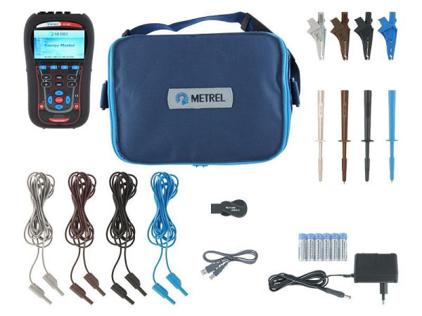 Metrel Dreiphasen-Netzqualitätsanalysator Energy Master - Standard Set, MI 2883 ST, 20992473