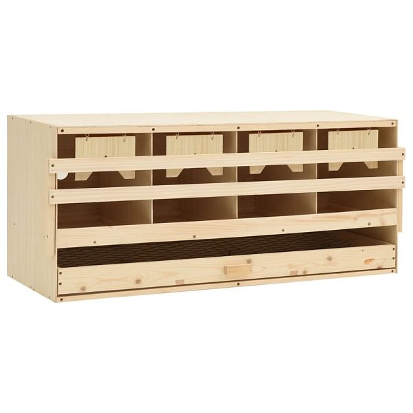 vidaXL 4er Legenest 106x40x45 cm Massivholz Kiefer, 170658