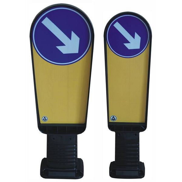 Stein HGS Flexibake für Verkehrsinsel, rechts- oder linksweisend, 900 x 220 mm /linksweisend, 32964