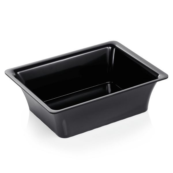 WAS GN 97 GN Behälter 1/2-100 mm, schwarz, Melamin, 9712101