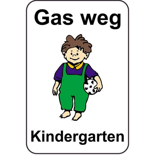 Melis Folienwerkstatt S00040-004-G - Adesivo con Scritta Gas Weg - Kinder, 20 Varianti