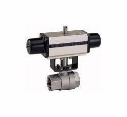 Riegler Edelstahlkugelhahn, Antrieb einfachwirkend, federschließend, 103594