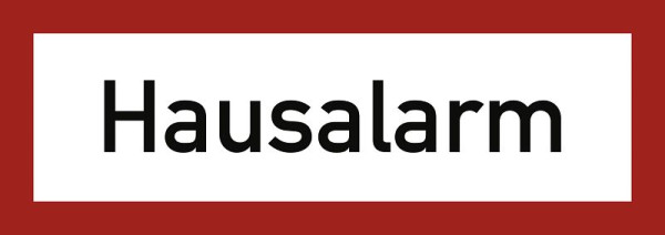 Moedel Hausalarm, Folie, 297x105 mm, 57684, 4060081014699