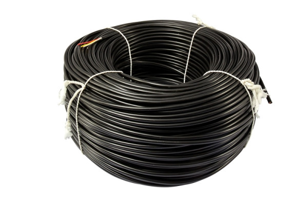 HELLA Leitungssatz, 4-adrig, Kabelfarbe: schwarz, 0.75mm², Länge: 200m, 8KL 712 987-001