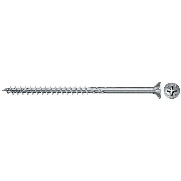 Fischer PowerFast II FPF II CZP 6,0 x 90 BC 200 Senkkopf mit Kreuzschlitz PZ Teilgewinde galvanisch verzinkt, blau passiviert, VE: 200 Stück, 670529