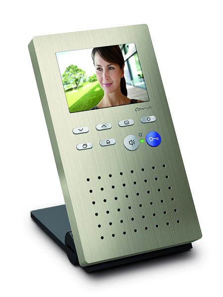 TCS Video Innenstation zum Freisprechen Serie Carus ORIGO, Tischgerät champagner, CAI2010-0152