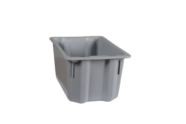 Plastipol-Scheu K 400/2 POLYBOX PP GRAU, 300 mm x 200 mm x 150 mm, 28420016