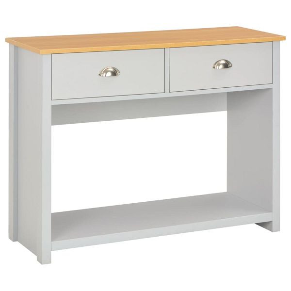 vidaXL Konsolentisch Grau 97x35x76 cm, Top-Qualität, 283741