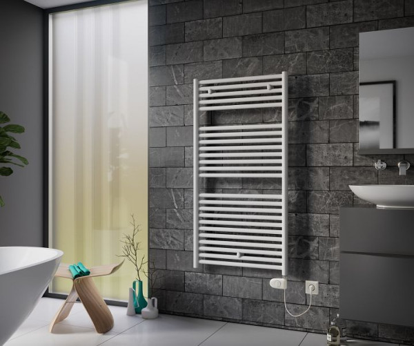 Ximax Elektrischer Handtuchwärmer Lux 1698 mm x 600 mm 900 Watt Typ 3 Weiß RAL 9003, 10580