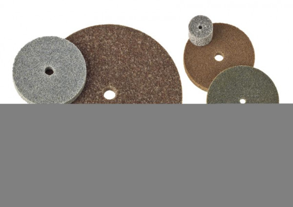3M Scotch-Brite EXL Verpresste Kompaktscheibe XL-UW, 75 mm x 6,35 mm x 6,35 mm, 8A CRS, VE: 40 Scheiben, 7000028450