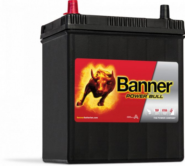 Banner Power Bull P40 27 ASIA, Kalzium PKW Batterie der neuesten Generation, 013540270101
