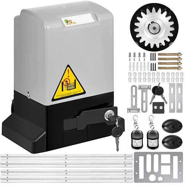 VEVOR 600kg Garagentorantrieb Garagentoröffner 1300lbs Apriporta Garage Garagentoröffner mit 2 Fernbedienungen, PY600ACKMJ0000001V2