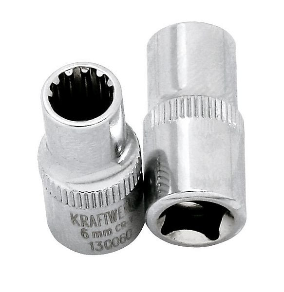 Kraftwerk 1/4'' Combi-Steckschlüssel-Einsatz 4mm, 130040