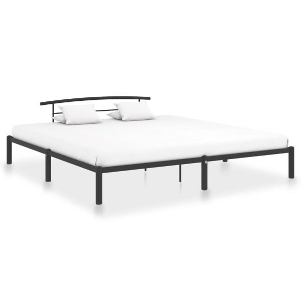 vidaXL Bettgestell Schwarz Metall 200x200 cm, elegant, 284705