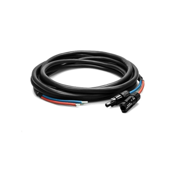 WATTSTUNDE Anschlusskabel (2x)4mm² Typ-MC4/Aderendhülse 5m schwarz, 401-20005