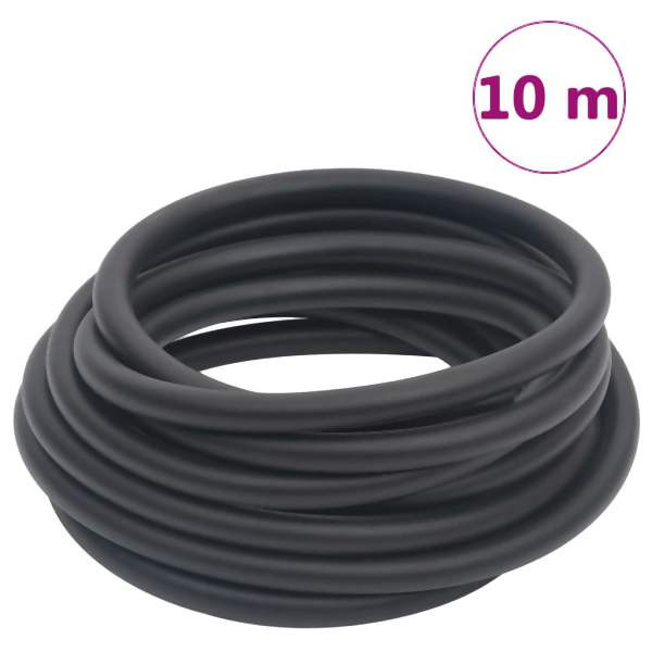 vidaXL Hybrid-Luftschlauch Schwarz 0,6" 10 m Gummi und PVC, 154494