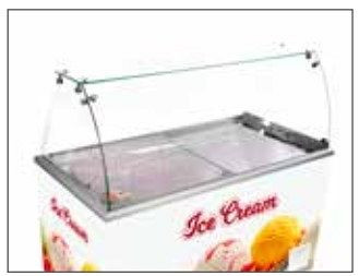 NordCap Glasaufbau für NOVA 22 Speiseeis, 412442122