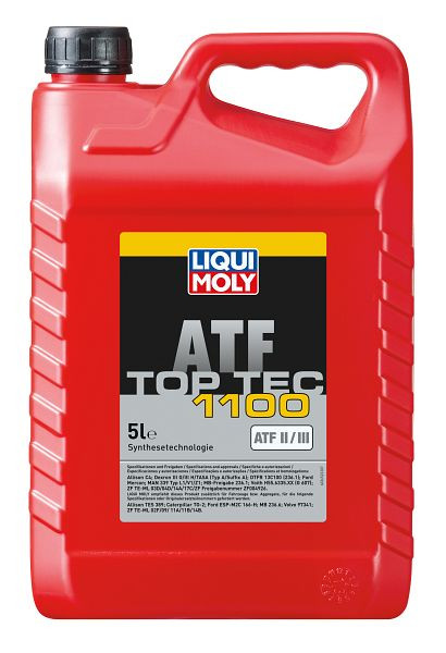 LIQUI MOLY Getriebeöl Top Tec ATF 1100, Kanister Kunststoff, VE: 5 Liter, 3652