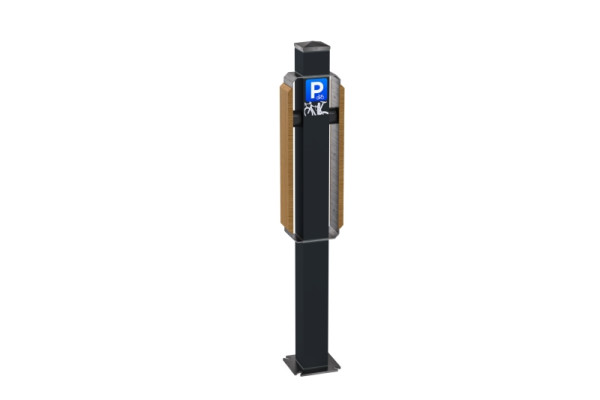 WSM Anlehnparker Modell VeloDock Basic, 180 × 1020 × 150 mm, 105000165