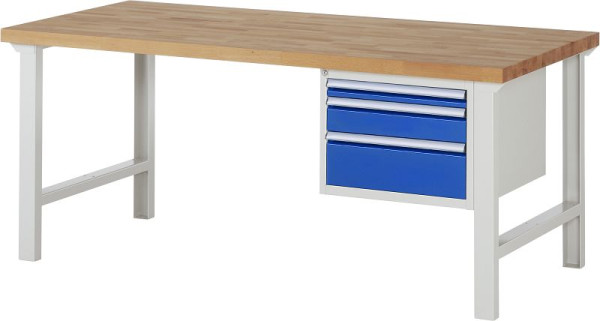 RAU Werkbank Serie 7000 - Modell 7126, B2000 x T900 x H840 mm, 13-7126A1-209B4S.11