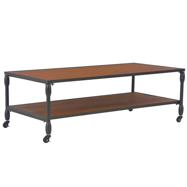 vidaXL Couchtisch mit Ablagefläche 120x60x40 cm Massivholz Tanne, 247618