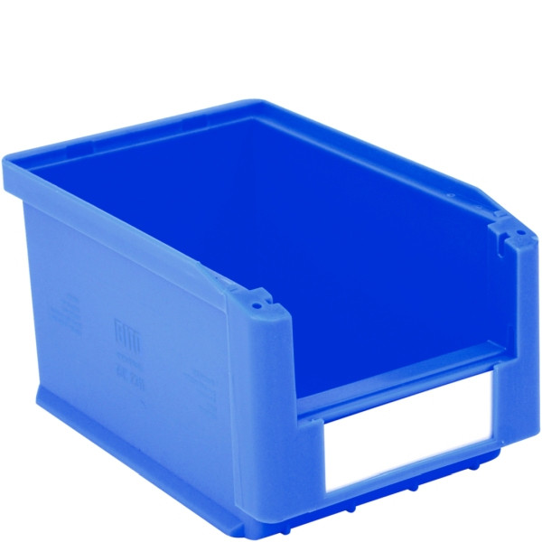 BITO Sichtlagerkasten SK Set /SK2311 230x150x125 blau, inklusive Etikett, 20 Stück, C0230-0005