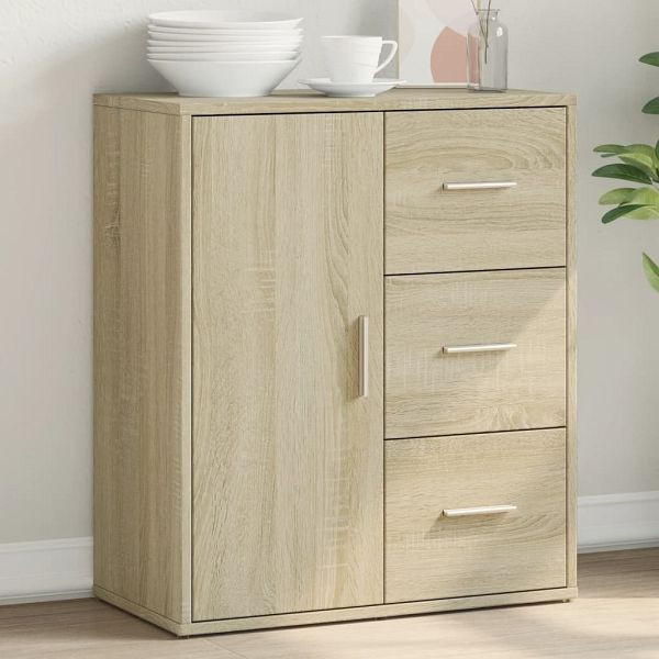 vidaXL Sideboard Sonoma-Eiche 60x31x70 cm Holzwerkstoff, 840480