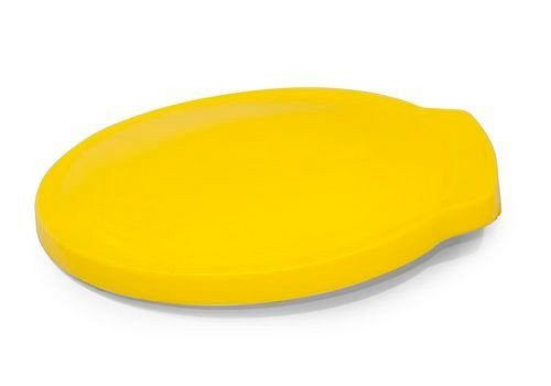 DENIOS Deckel für Fasstrichter GP 2, gelb, 240014, 4055661020900