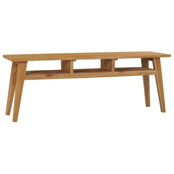 vidaXL TV-Schrank 120x35x45 cm Teak Massivholz, 288847, 8719883916255