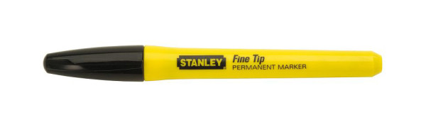 Stanley Permanentmarker Stanley schwarz fein, VE: 2 Stück, 0-47-316