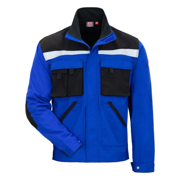 NITRAS MOTION TEX PLUS, Arbeitsjacke, Größe: 68, Farbe: königsblau, VE: 10 Stück, 7651-68