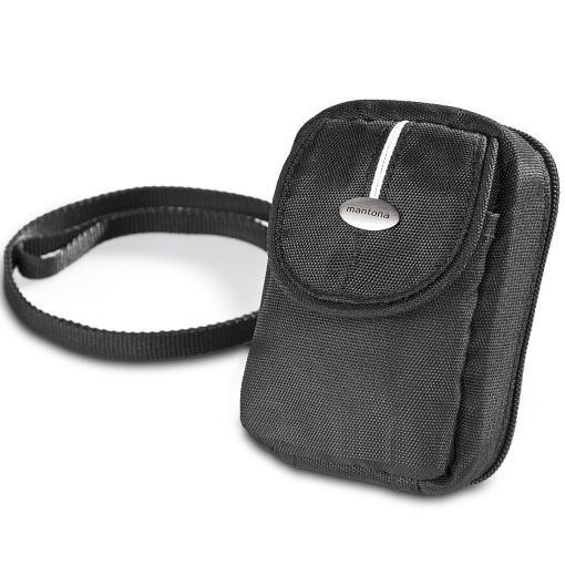 Mantona Jaspis Kameratasche, Produktfarbe: Schwarz, 1017958, 4260191246076