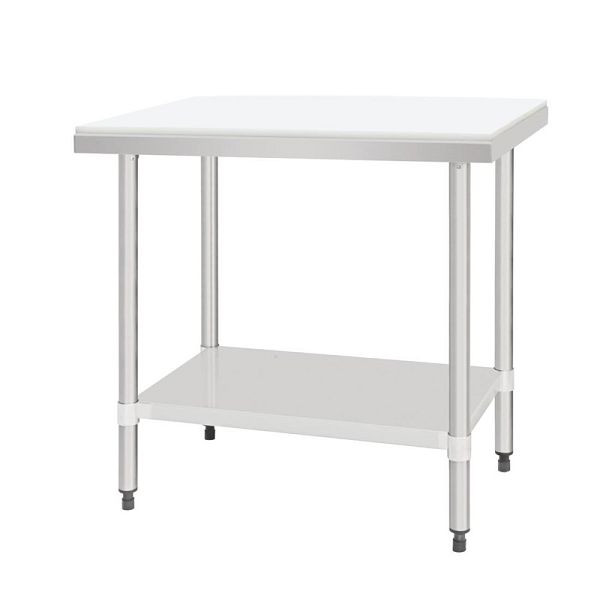 Vogue Arbeitstisch mit Schneidebrett 90 x 90 x 60 cm, CB911