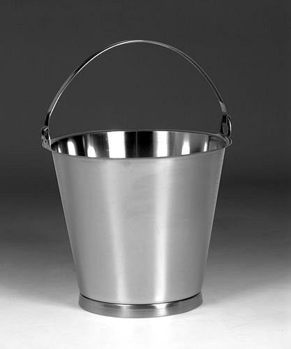 DENIOS Edelstahl-Eimer, 10 Liter Volumen, 180842, 4040136331100