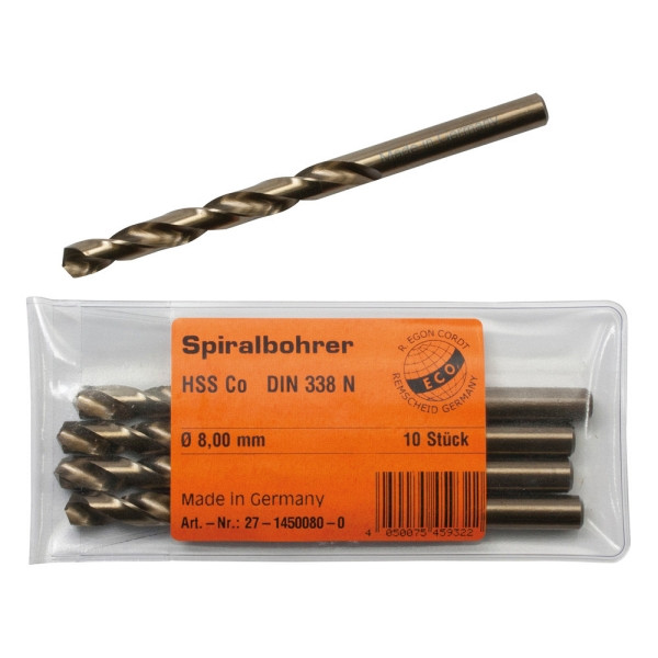 Dönges HSS-Spiralbohrer Co 5%, Ø 12,5 mm, 131505