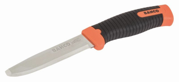 Bahco Universalmesser mit Zwei-Komponenten-Griff und stumpfer Sicherheitsspitze, 2446-SAFE